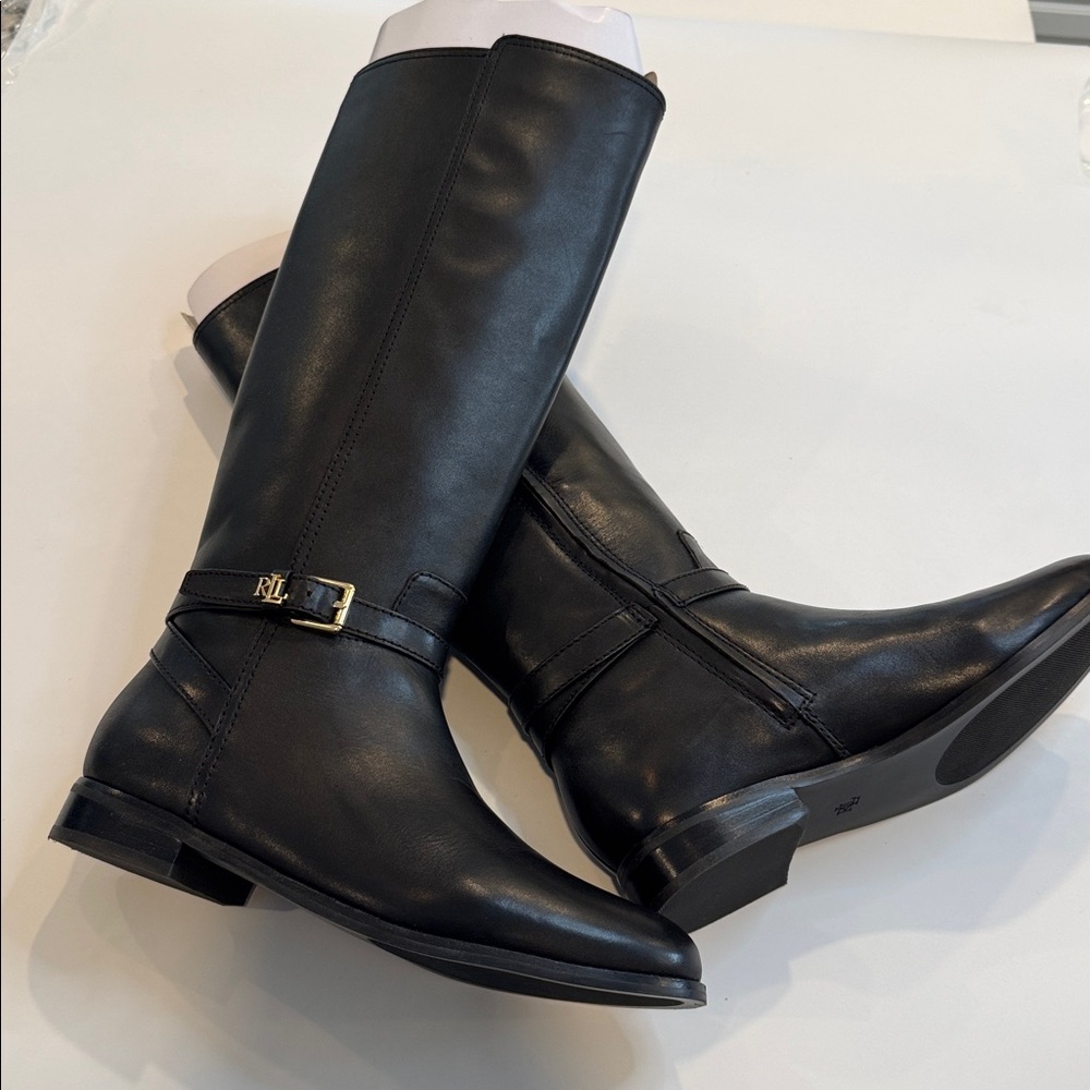 Brooke II Burnished Leather Tall Boots - Picture 2 of 6